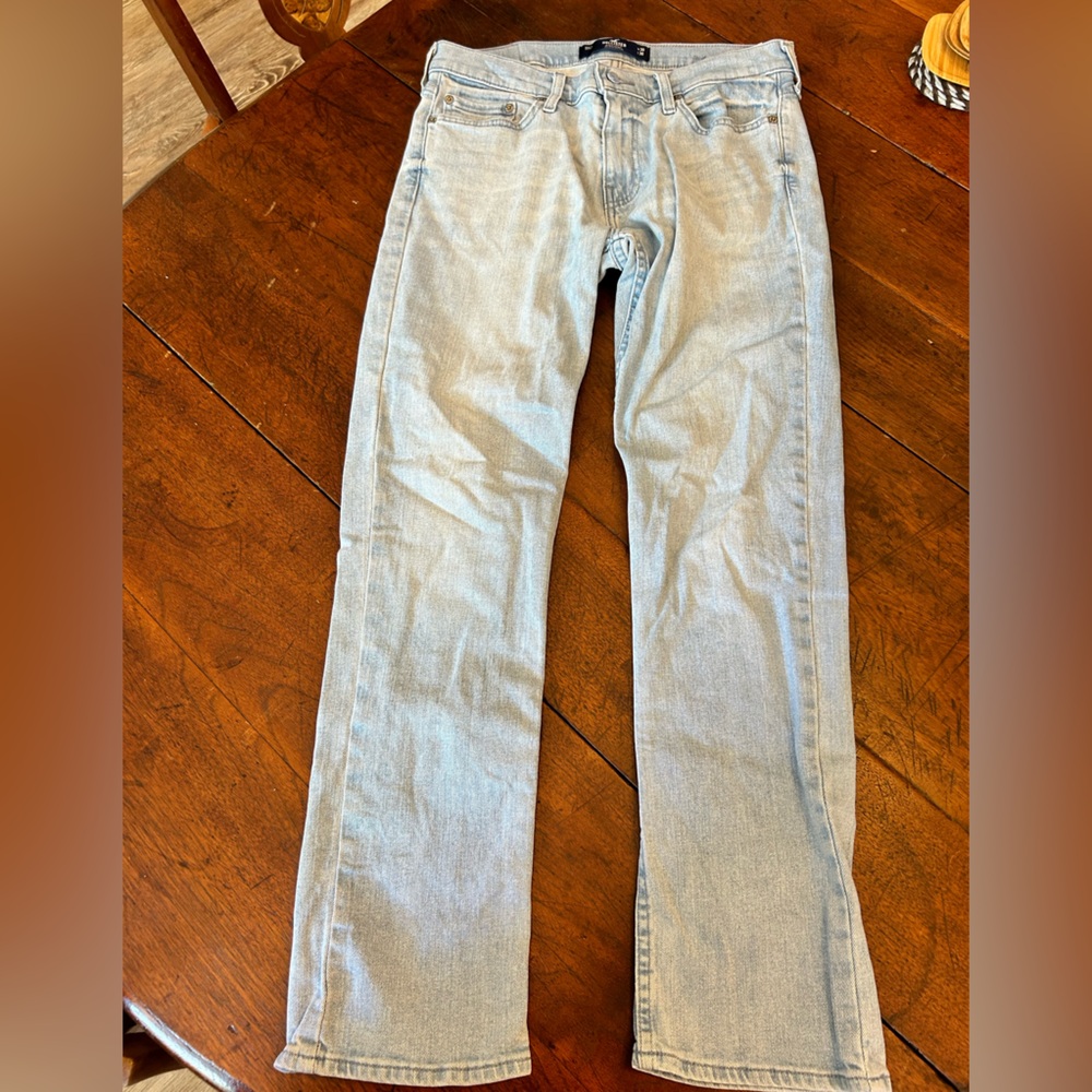 Hollister Slim Straight Blue Jeans